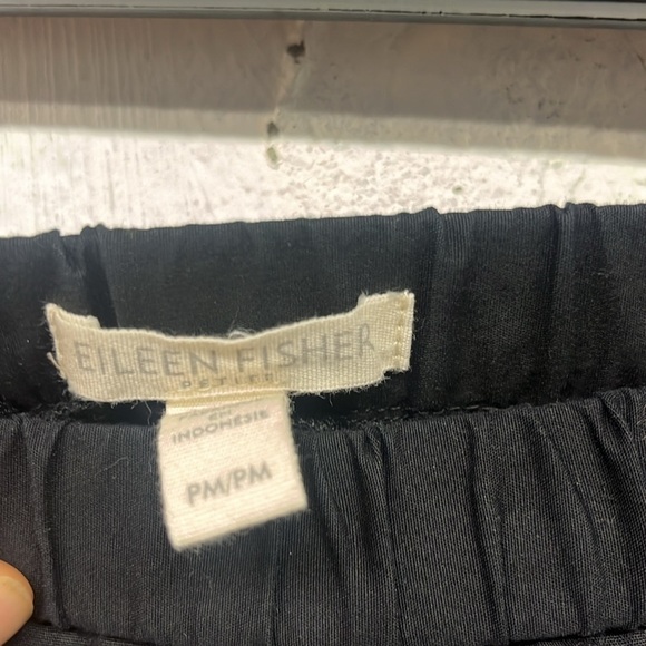 Eileen Fisher pull on comfy capris organic cotton sz petite medium - Picture 4 of 6